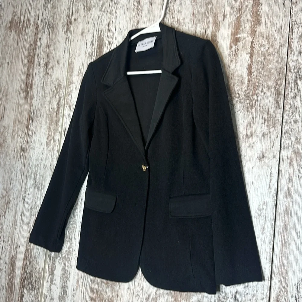 Valentina Shah Janet Blazer in black size 8 NWT - Picture 8 of 9